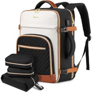 40L Waterproof Carry-On Backpack with USB Port
