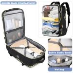 Waterproof Large Carry-On Travel Backpack with Packing Cubes