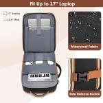 40L Waterproof Carry-On Backpack with USB Port