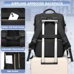 Waterproof Large Carry-On Travel Backpack with Packing Cubes