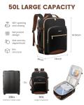 LOVEVOOK 50L Travel Backpack for 17 Inch Laptop