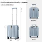 Hanke 16" Lightweight Underseat Carry-On Suitcase