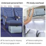 Hanke 16" Lightweight Underseat Carry-On Suitcase