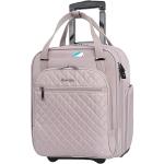 EMPSIGN 16" Underseat Rolling Bag - Dusty Pink