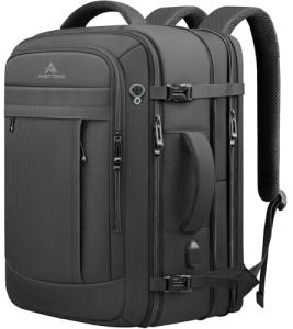 AREYTECO 50L Expandable Travel Backpack for Laptops
