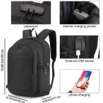 Tzowla Water-Resistant Anti-Theft Laptop Backpack