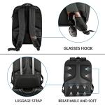KROSER Large USB Charging Laptop Backpack - Charcoal