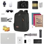 KROSER Large USB Charging Laptop Backpack - Charcoal