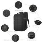 Extra Large 55L Travel Backpack with USB Port