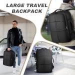 Extra Large 55L Travel Backpack with USB Port