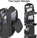 Mancro Anti-Theft Slim Laptop Backpack with USB