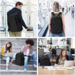 Mancro Anti-Theft Slim Laptop Backpack with USB