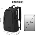 Mancro Anti-Theft Slim Laptop Backpack with USB