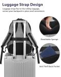 MATEIN TSA Laptop Backpack with USB Port, Grey