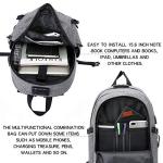 Anti-Theft Laptop Backpack with USB Charging Port