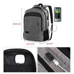 Monsdle Anti-Theft Travel Laptop Backpack with USB