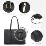 LOVEVOOK 15.6 Inch Waterproof Laptop Tote Bag