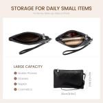 LOVEVOOK Vintage Leather Laptop Tote Bag for Women