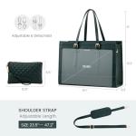 LOVEVOOK Waterproof Laptop Tote Bag for Women