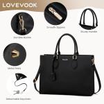 LOVEVOOK 15.6 Inch Waterproof Laptop Bag for Women