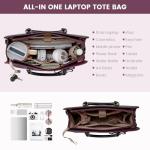 LOVEVOOK Waterproof Laptop Tote Bag for Women