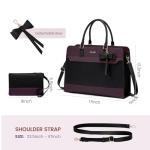 LOVEVOOK Waterproof Laptop Tote Bag for Women