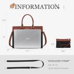 LOVEVOOK 17.3-inch Waterproof Leather Laptop Bag