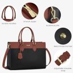 LOVEVOOK 17.3-inch Waterproof Leather Laptop Bag