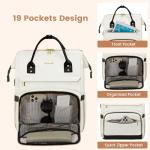 LOVEVOOK Women’s Travel Laptop Backpack with USB Port