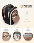 LOVEVOOK Women's Waterproof Laptop Backpack for Travel