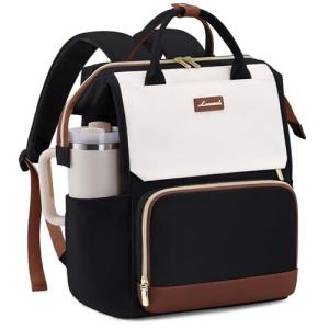 Stylish Waterproof Laptop Backpack with Tumbler Holder