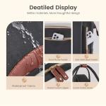 LOVEVOOK Women's Waterproof Laptop Backpack with Cup Pocket