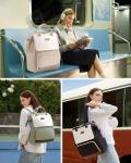 Stylish Waterproof Laptop Backpack with Tumbler Holder