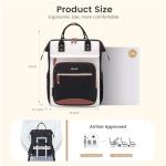 LOVEVOOK Women's Waterproof Laptop Backpack with Cup Pocket