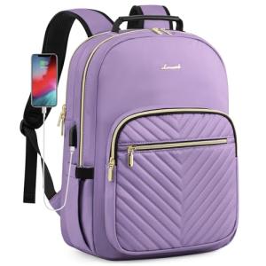 LOVEVOOK Women's Laptop Backpack with USB Port