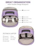 LOVEVOOK Women's Laptop Backpack with USB Port