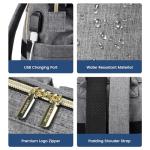 LOVEVOOK Women's 15.6-Inch Laptop Backpack, Grey