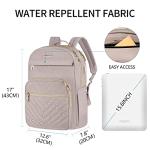 VANKEAN Stylish 15.6 Inch Laptop Backpack for Women