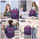 LOVEVOOK 15.6 Inch Women’s Laptop Backpack - Purple