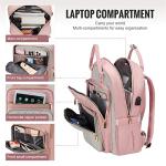Stylish Water Resistant Laptop Backpack for Women
