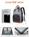 Fashionable Anti-Theft Waterproof Laptop Backpack for Women