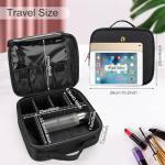 Relavel Portable Makeup Organizer with Adjustable Dividers
