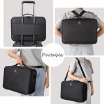 Portable Makeup Organizer with Adjustable Dividers