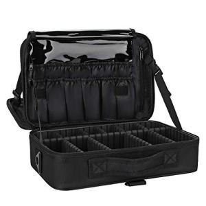 Relavel Large Makeup Bag with Adjustable Dividers