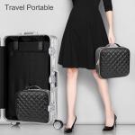 Relavel Portable Makeup Organizer Bag with Dividers