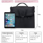 Black Makeup Train Case with Adjustable Dividers