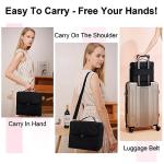 Black Makeup Train Case with Adjustable Dividers