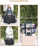 Relavel Extra Large Travel Makeup Case and Organizer