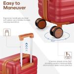 UKEIN 3-Piece Carry-On Luggage Set with Backpack