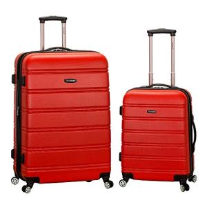 Rockland Melbourne Red Hardside Expandable Luggage Set